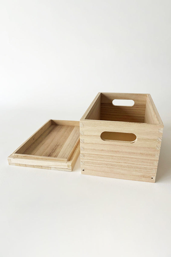 Worker: Solid Wooden Crates w/ Lid