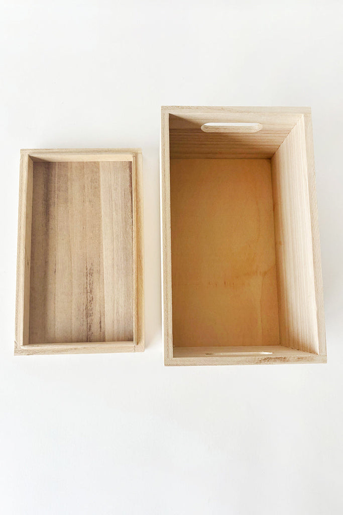 Worker: Solid Wooden Crates w/ Lid