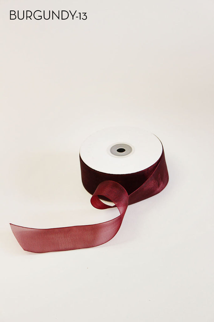 Chiffon Woven Edge Ribbon 38mm