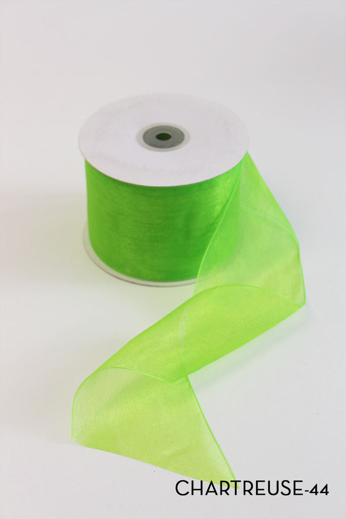 Chiffon Woven Edge Ribbon 75mm