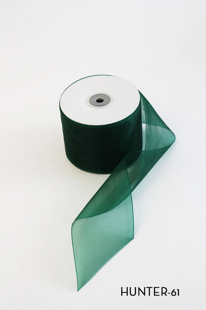 Chiffon Woven Edge Ribbon 75mm