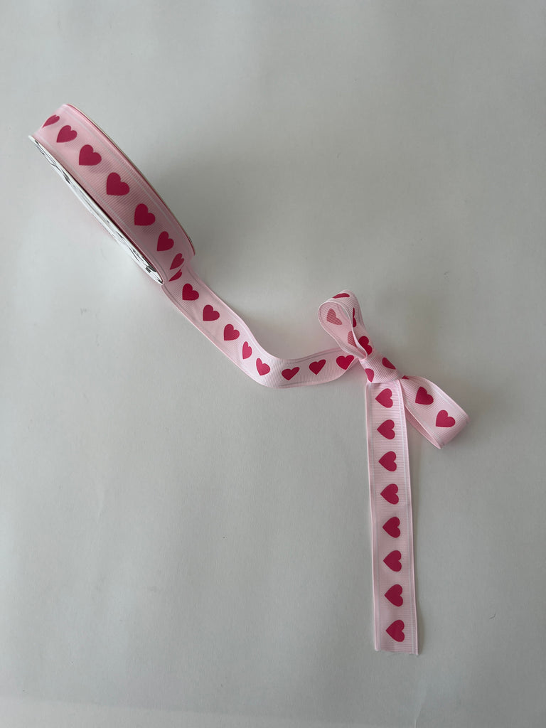 Grosgrain Heart Ribbon 18m
