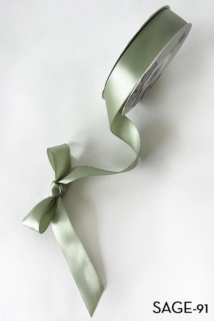 25mm Single Sided Satin Ribbon