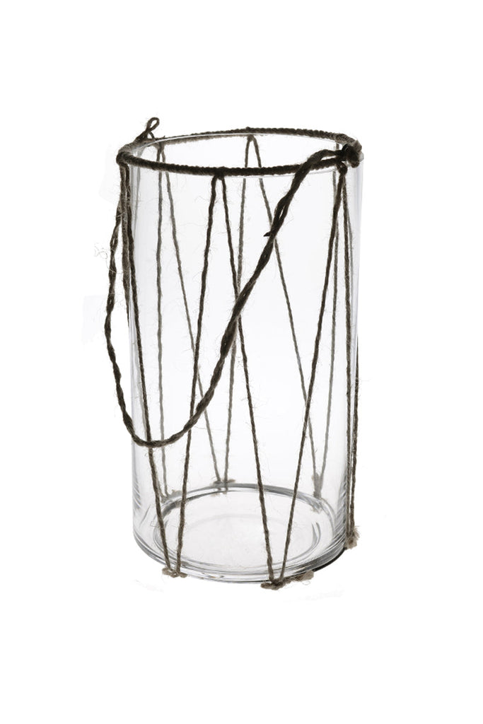 Glass Hurricane Vase
