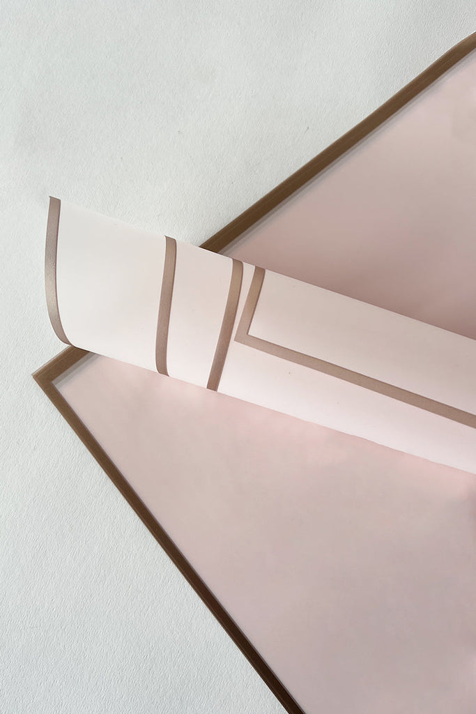Frosted Sheet w/ Metallic Border pk40 (unit 1)