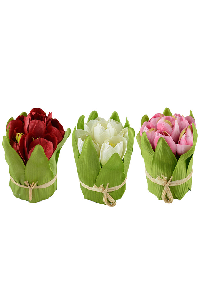 Silk Tulip Arrangement