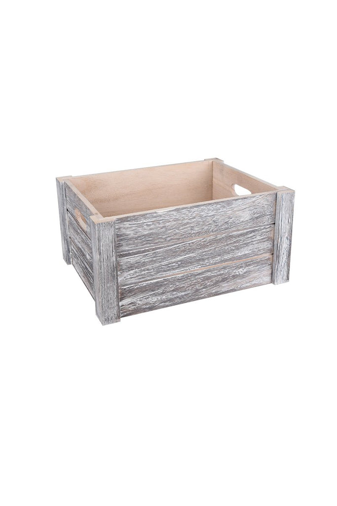 Wooden Box Whitewash