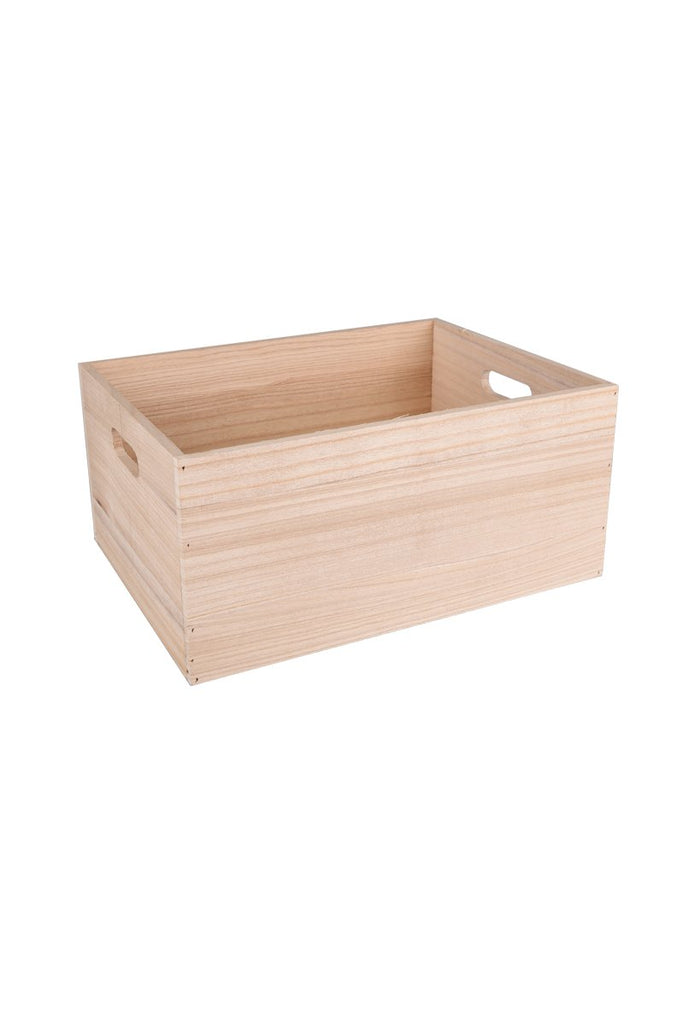 Solid Wooden Crate