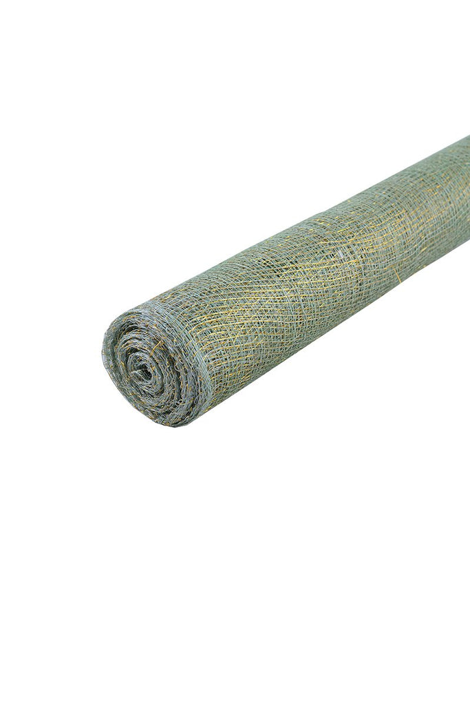 Sinamay Fine Weave - Gold Thread