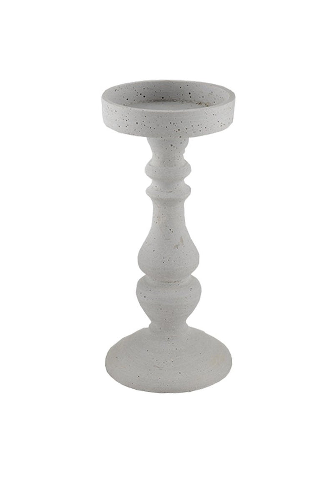Concrete Look Candle Stands