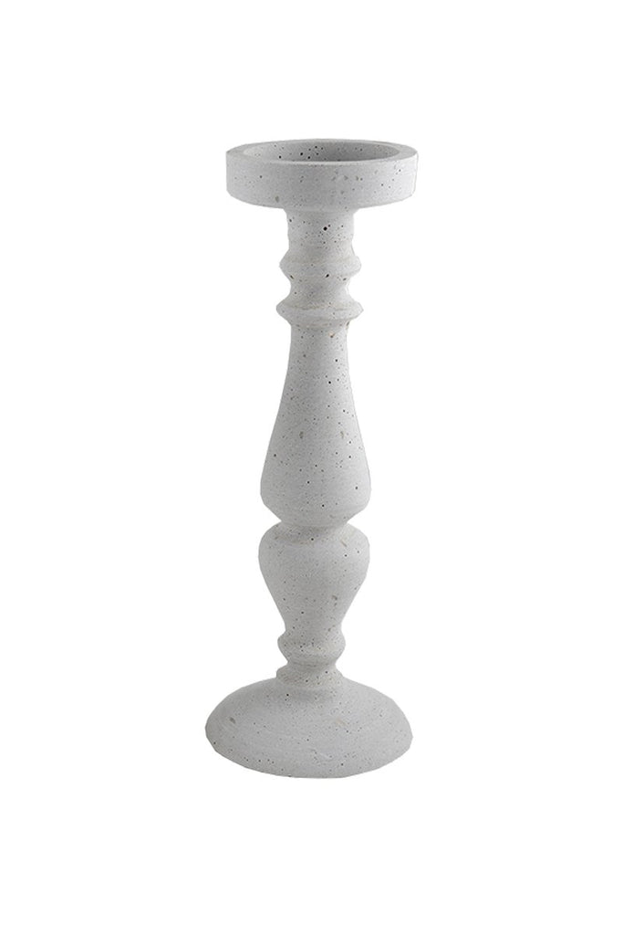 Concrete Look Candle Stands