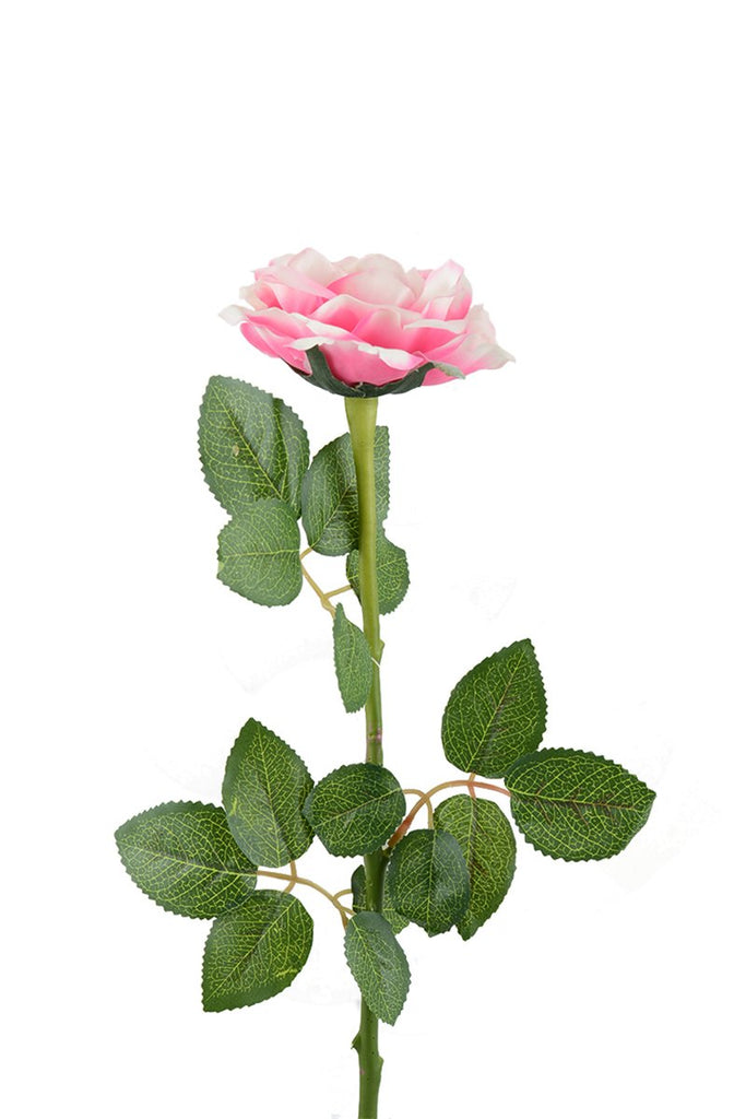 Silk Open Rose - Single Stem