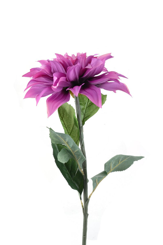 Silk Dahlia Flower - Single Stem