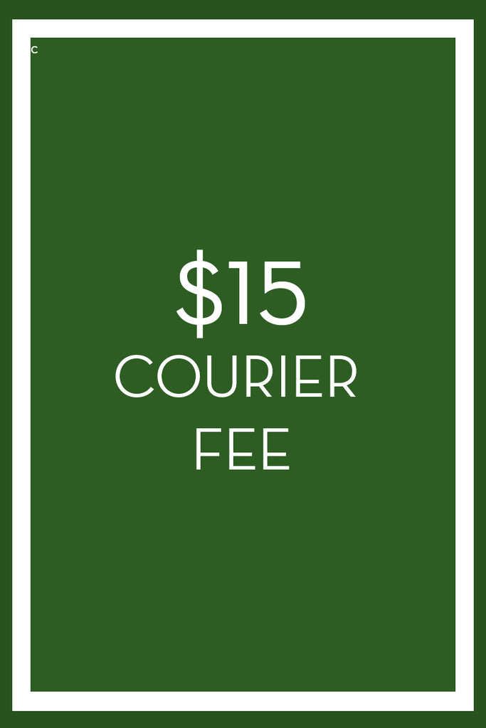 $15 COURIER FEE