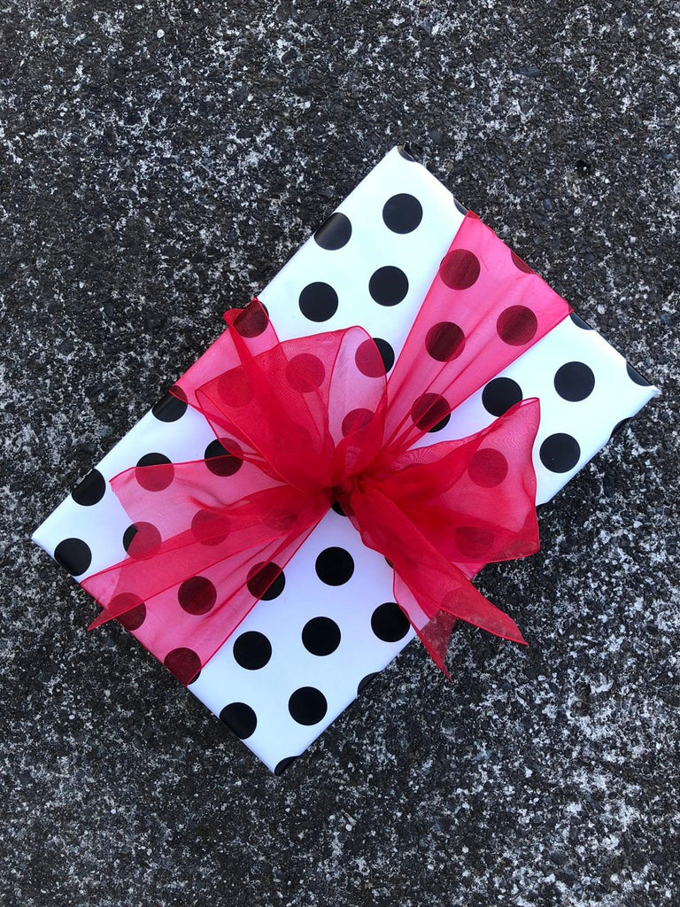 D/Sided Polka Dot Wrapping Paper